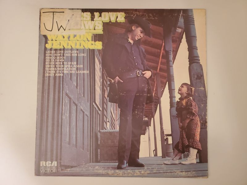 Waylon Jennings Ladies Love Outlaws vinyl record